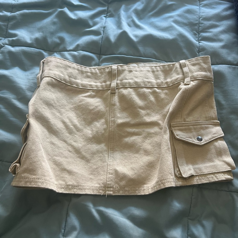 Princess Polly Tan Mini Skirt
